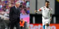 Ancelotti e Neymar podem se encontrar na Seleção Brasileira Foto: Getty Images/Alex Caparros/Miguel Schincariol