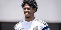 Foto: Raul Baretta/ Santos FC. - Legenda: Andrey terá contrato renovado com o Peixe / Jogada10
