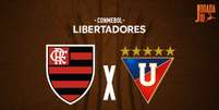 Foto: Jogada10 - Legenda: Flamengo enfrenta a LDU, nesta quinta-feira, no Maracanã / Jogada10