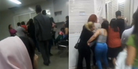 Famílias tentam invadir hospital infantil em Brasília após demora no atendimento  Foto: Reprodução/TV Globo