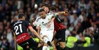 Mbappé em ação pelo Real Madrid Foto: Getty Images/Florencia Tan Jun
