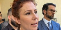 Zambelli afirmou que é vítima de perseguição política  Foto: Reprodução / BBC News Brasil