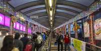 Foto mostra interior da Central Mid Levels de Hong Kong  Foto: Bob Henry/UCG/Universal Images Group / Getty Images