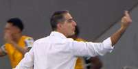 Renato Paiva explica gesto polêmico após vitória do Botafogo na Libertadores Foto: Reprodução/TV Globo