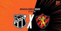 Foto: Arte/Jogada10 - Legenda: Ceará recebe o Sport pela nona rodada do Campeonato Brasileiro / Jogada10