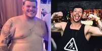 Antes e depois do cantor Ferrugem  Foto: Reprodução/Instagram