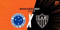 Foto: Arte/Jogada10 - Legenda: Raposa recebe o Galo no Mineirão pela nona rodada do Campeonato Brasileiro / Jogada10
