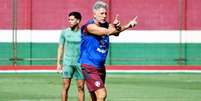 Foto: MAILSON SANTANA/FLUMINENSE FC - Legenda: Técnico Renato Gaúcho deve promover duas mudanças no time titular do Fluminense / Jogada10