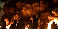 Protestos se espalharam pela França após a morte do jovem Nahel Merzouk em uma blitz, em 27 de junho de 2023. Imagem de uma manifestação em Bordeaux, no sudoeste, em 29 de junho de 2023.  Foto: © Philippe Lopez / AFP / RFI