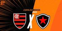 Foto: Jogada10 - Legenda: Flamengo e Botafogo duelam pela terceira fase da Copa do Brasil / Jogada10
