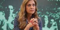 Leila Pereira, presidente do Palmeiras, é favorável ao nome de Samir Xaud no comando da CBF. Foto: Alex Silva/Estadão / Estadão