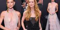 Com 'naked fashion' proibido, Marina Ruy Barbosa usa 2 vestidos no mesmo dia com transparência ao limite em Cannes.  Foto: Getty Images / Purepeople