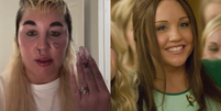 Amanda Bynes atualmente e nos anos 2000  Foto: Reprodu&ccedil;&atilde;o/TikTok/IMDB