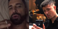 Latino e filho têm treta nas redes sociais por suposta dependência química   Foto: Reprodução/Instagram @latino e @namentti