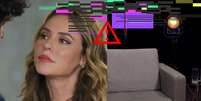 O que rolou? TV Globo interrompe 'Vale Tudo' com imagem inusitada e web ironiza gafe ao vivo: 'O estagiário cochilou'.  Foto: Reprodução, TV Globo / Purepeople