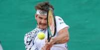 Thiago Wild foi eliminado na segunda rodada do quali em Roland Garros.  Foto: Divulgação/Federação Portuguesa de Tênis / Estadão
