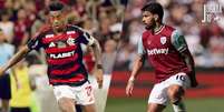  Foto: Adriano Fontes/Flamengo / Divulgação/West Ham - Legenda: Os desdobramentos dos julgamentos de Bruno Henrique e Lucas Paquetá / Jogada10