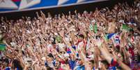 Torcida do Fortaleza. Foto: Mateus Lotif/FEC / Esporte News Mundo