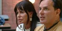 Gretchen e Esdras poderiam ser protagonistas da edição, mas não suportaram a rivalidade na disputa  Foto: Reprodução/TV