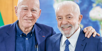 Lula e Sebastião Salgado  Foto: Ricardo Stuckert