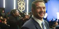 Samir Xaud foi confirmado como novo presidente da CBF após Assembleia Eleitoral na sede da entidade neste domingo, 25  Foto: Pedro Kirilos / Estadão / Estadão