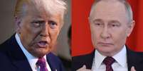 Trump disse que Putin está 'completamente louco' após novos ataques da Rússia à Ucrânia  Foto: Getty Images / BBC News Brasil