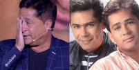 Leonardo emociona ao relembrar morte do irmão Leandro e revela: 'Por mim, eu não estaria aqui'  Foto: Reprodução/ Globo e Instagram / Contigo