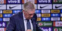 Ancelotti é apresentado como técnico da Seleção Brasileira   Foto:  THIAGO RIBEIRO/AGIF / Estadão