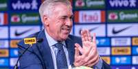 Ancelotti é apresentado como técnico da Seleção Brasileira   Foto:  CELSO PUPO/FOTOARENA / Estadão