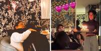 Preta Gil e Nino abraçados | Festa de aniversário  Foto: Reprodução | Instagram | belagi