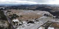 São Joaquim-Urupema: Neve cobriu os campos em julho de 2021 após uma frente fria ter causado nevasca em mais de dez cidades do Sul  Foto: Diorgenes Pandini/picture alliance via Getty Images