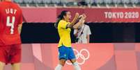 Atacante Marta -  Foto: Sam Nobles/CBF / Esporte News Mundo
