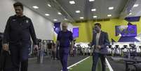  Foto: Rafael Ribeiro / CBF - Legenda: Carlo Ancelotti esteve na Granja Comary para conhecer as instalações do centro de treinamentos / Jogada10