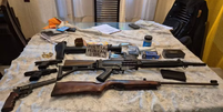 Armas foram apreendidas em MG com alvos da opera&ccedil;&atilde;o Sisamnes  Foto: Divulga&ccedil;&atilde;o/PF