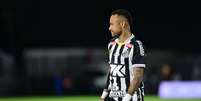 Neymar em amistoso pelo Santos  Foto: Estadão Conteúdo/EDUARDO CARMIM