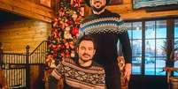 Fernando e Sorocaba trajados para curtir o Natal  Foto: Reprodu&ccedil;&atilde;o | Instagram | @fernandoesorocaba