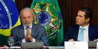 Lula ao lado de Hugo Motta, presidente da Câmara  Foto: Wilton Júnior/Estadão Conteúdo / Estadão