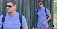 Veja a reação de Rafa Vitti ao ser abordado por fãs na rua  Foto: Reprodução / Contigo