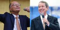 Edir Macedo, da Universal, e R. R. Soares, da Igreja da Graça: influência cada vez maior na TV aberta  Foto: Reproduções