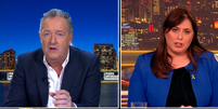 O jornalista Piers Morgan entrou em um embate com a embaixadora de Israel no Reino Unido  Foto: Reprodu&ccedil;&atilde;o/X