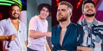 Wesley Safadão, Nattan, Zé Neto e Cristiano têm os maiores cachês do São João da Bahia  Foto: Reprodução/Redes sociais 