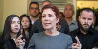 Carla Zambelli afirmou que irá viver na Europa e fazer campanha política no continente  Foto: Felipe Rau/Estadão / Estadão