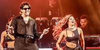 Zé Felipe e Karol Gerez em um show  Foto: Reprodução/Instagram/@karolgerez