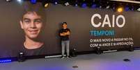 Caio Temponi foi reconhecido como uma das 100 crianças prodígios do mundo na categoria "Inteligência e memória – QI  Foto: Arquivo pessoal