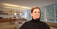 Despretensiosamente chique, Debora Bloch montou um espaço multiuso em seu apartamento  Foto: Reprodução