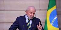 Presidente Lula concede coletiva de imprensa na França  Foto: ANSA / Ansa - Brasil