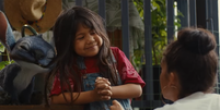 Cena do trailer do remake em live-action de 'Lilo e Stich', lançado em maio de 2025  Foto: Reprodução/Disney