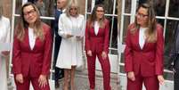 Janja da Silva ao lado de Brigitte Macron em Paris  Foto: Reprodução/@gala.fr