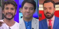 Fefito, Rafael Ihara e Pedro Duran: movimentações nos bastidores das redes de TV Foto: Reproduções