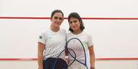 Laura Silva e Luiza Niemeyer, destaques do squash brasileiro Foto: Alex Silva/Estadão / Estadão